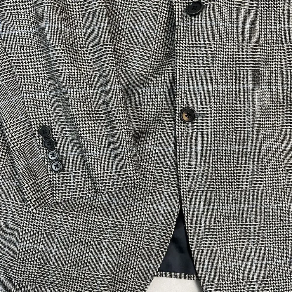 Brooks Brothers 1818 Madison Blazer Mens 50XL Glen Plaid Wool Loro‎ Piana Preppy